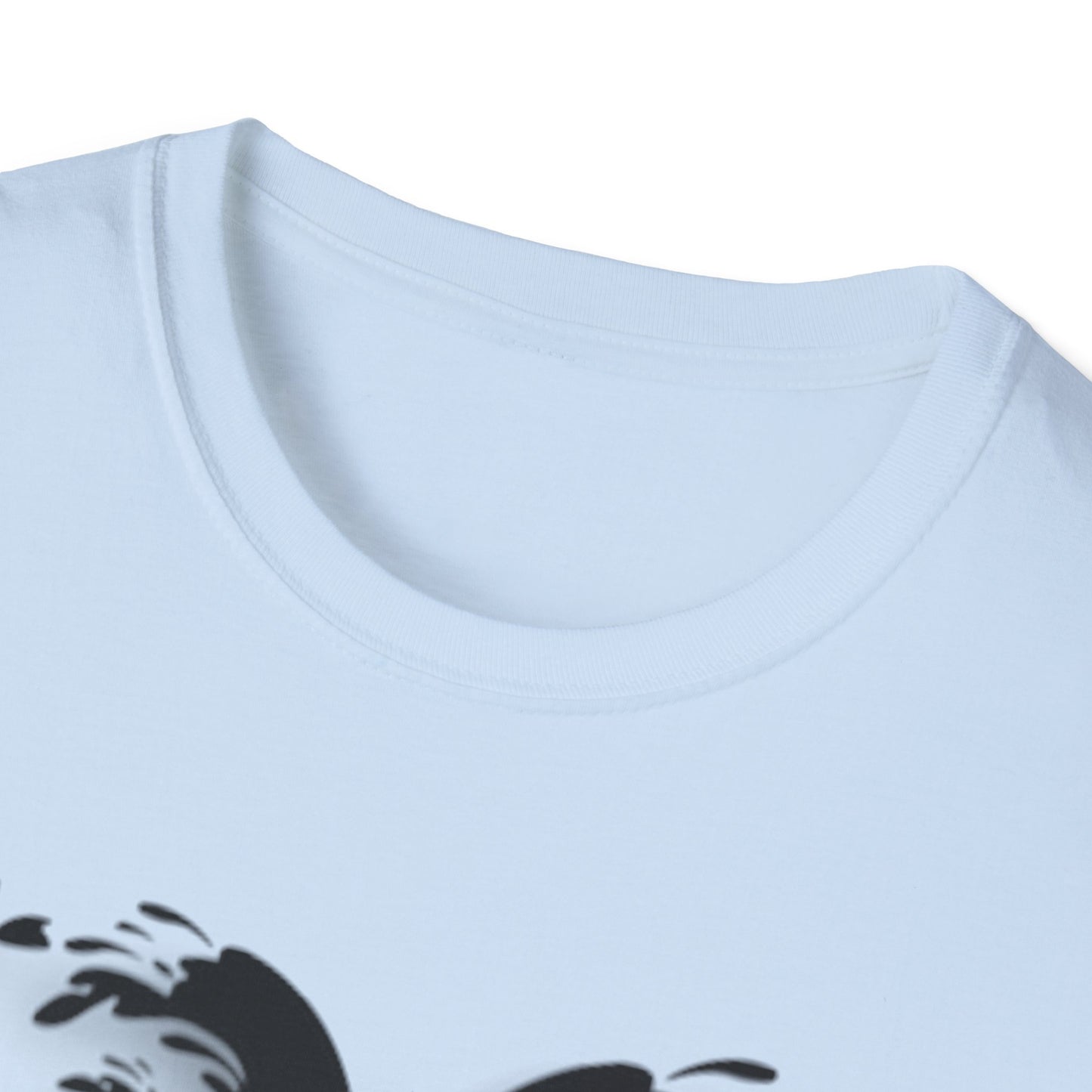 Remain Calm RC Graphic T-Shirt – Minimalist Wave Logo Tee
