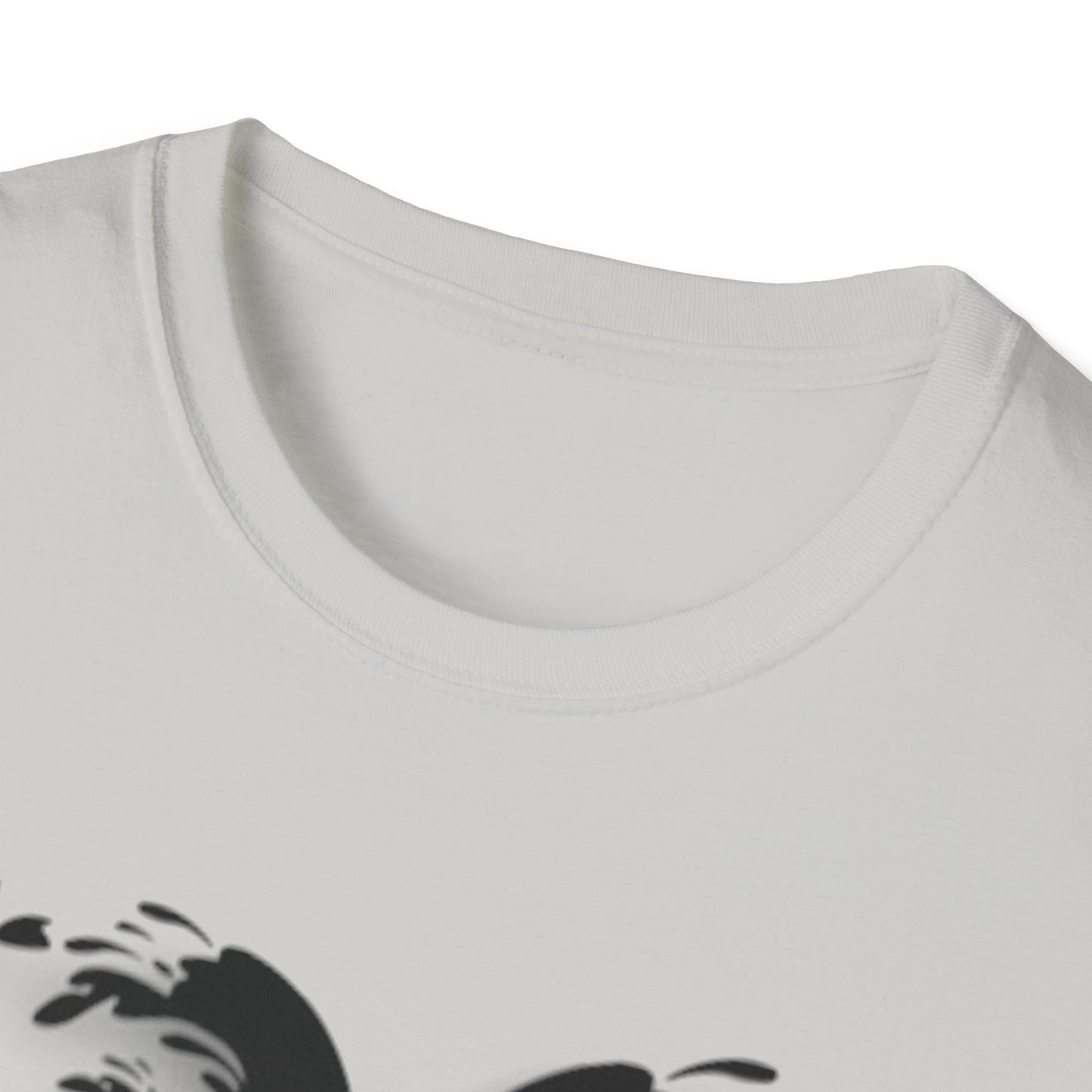 Remain Calm RC Graphic T-Shirt – Minimalist Wave Logo Tee