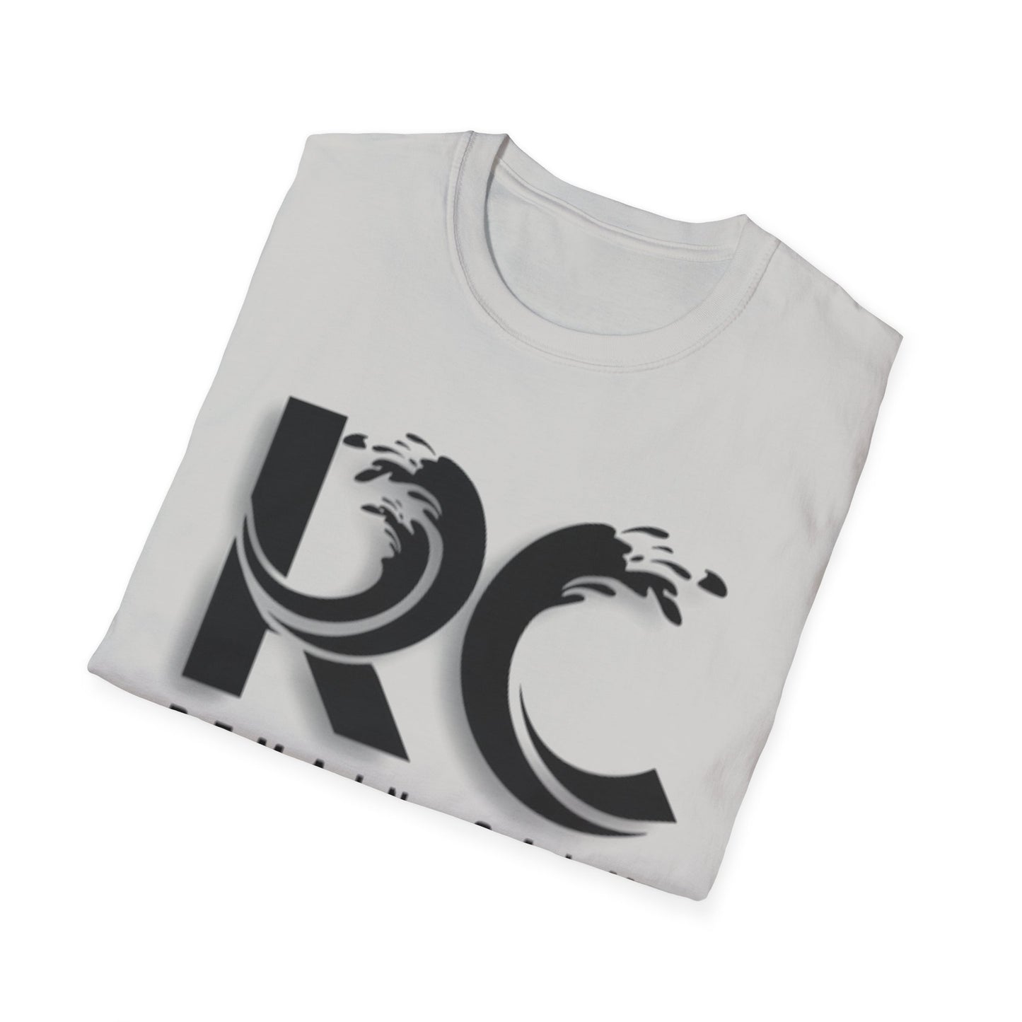 Remain Calm RC Graphic T-Shirt – Minimalist Wave Logo Tee
