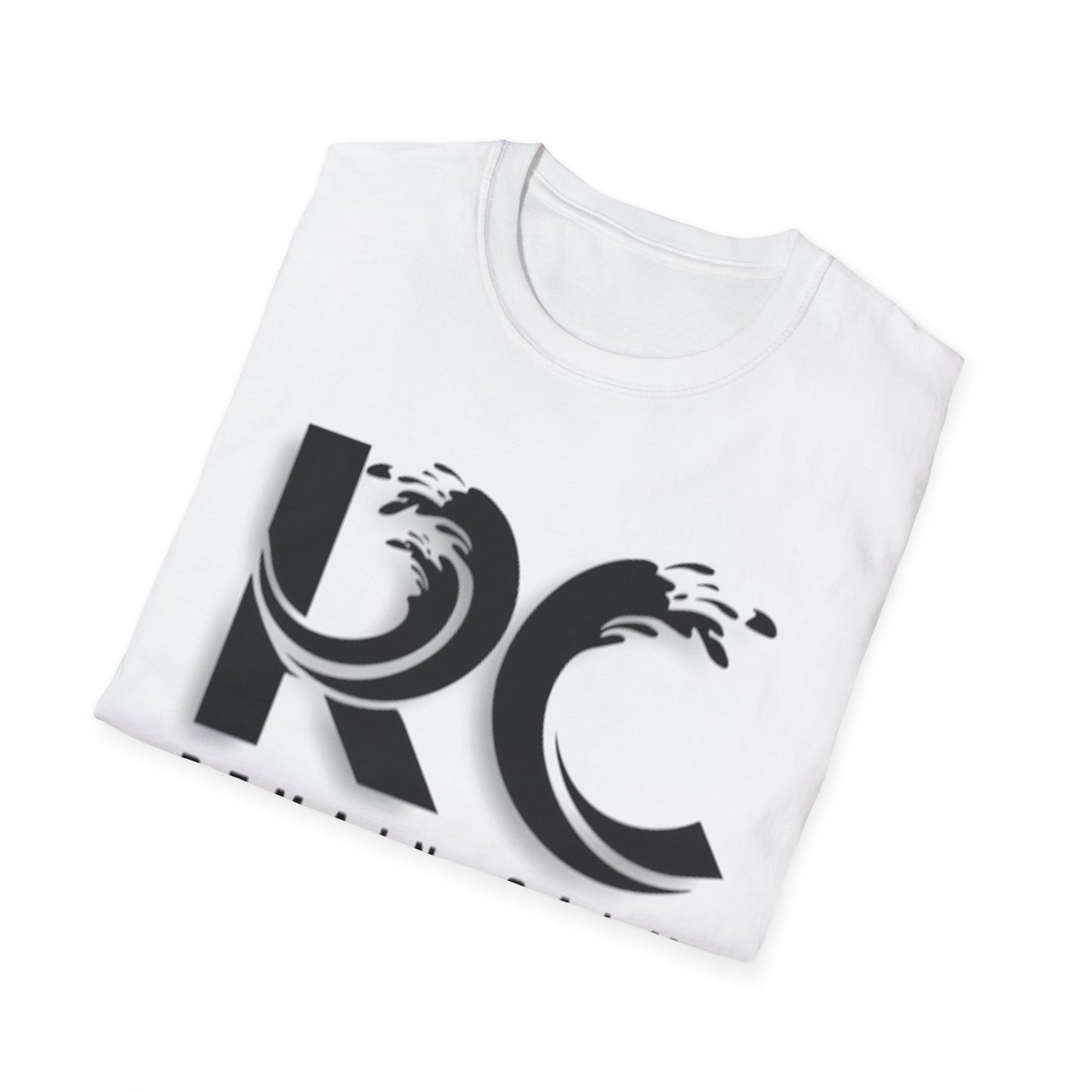 Remain Calm RC Graphic T-Shirt – Minimalist Wave Logo Tee